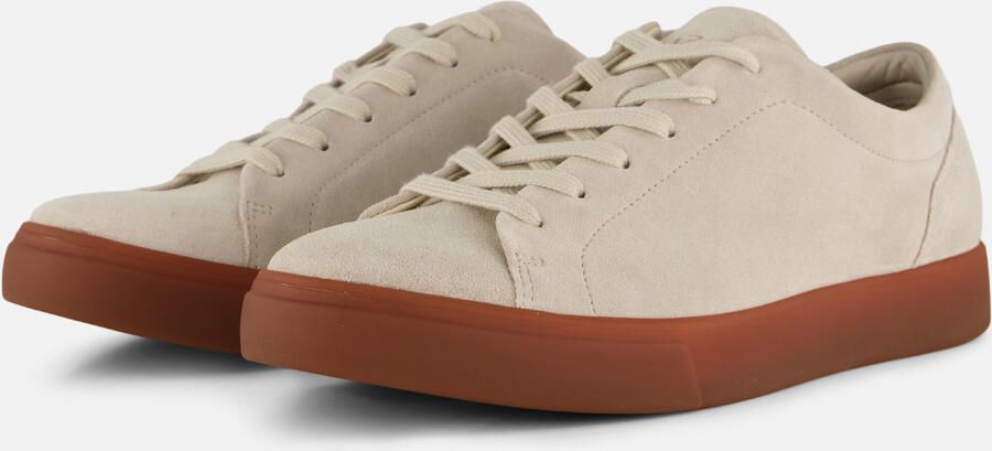 ECCO Soft 10 M Lace Sneakers grijs Leer