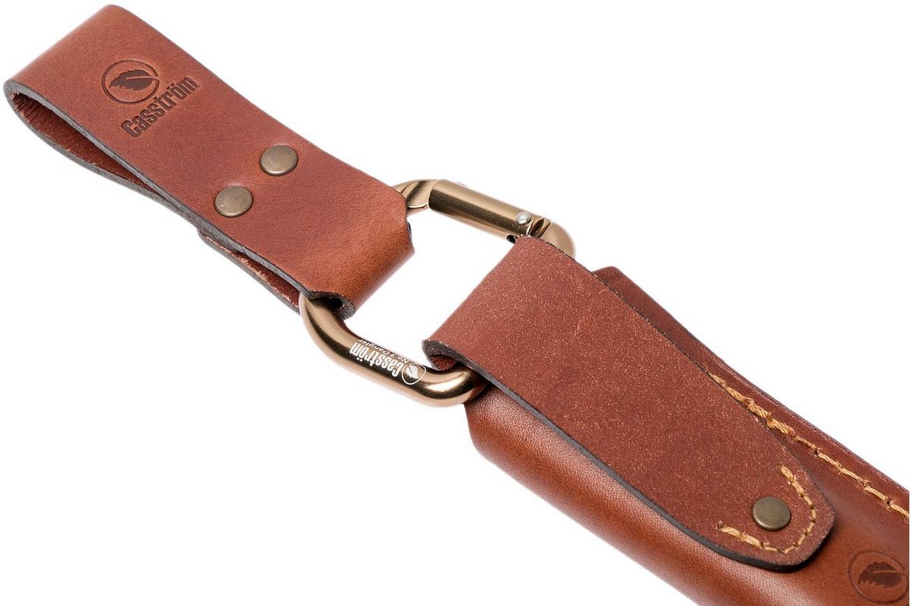 Casström Dangler & Belt Loop Cognac, riemlus voor messenschedes 10101
