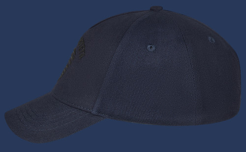 Stripe Cap Baumwolle, Darknavy/Black