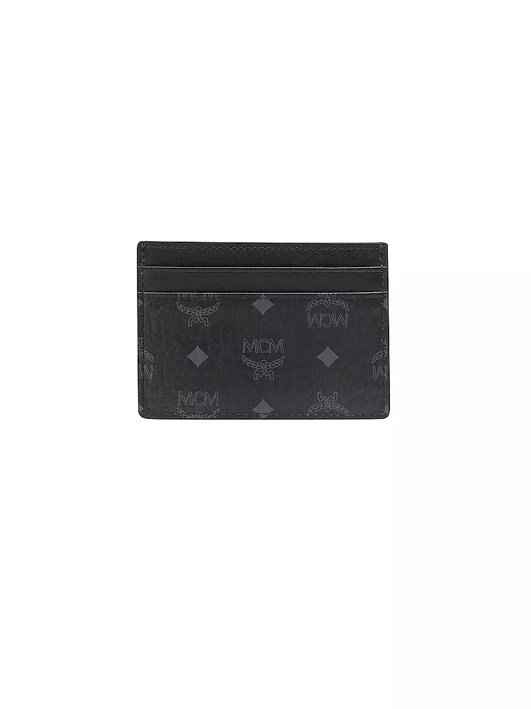 MCM Ausweisetui - Kartenhalter Visetos Original Card Case Mini schwarz