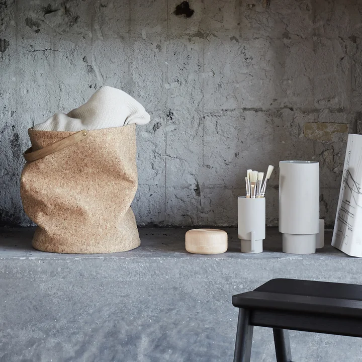 Form & Refine - Nest Papierkorb, Kork