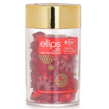 Ellips Hair Vitamin Heat Protection Oil - Lady Shiny (Red)