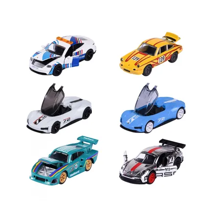 Majorette Porsche Motorsport Deluxe, 1 Stück, 6-fach sortiert