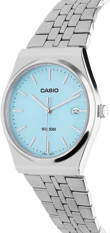 Casio MTP B145D 2A1VEF dames horloge 35 Zilverkleurig