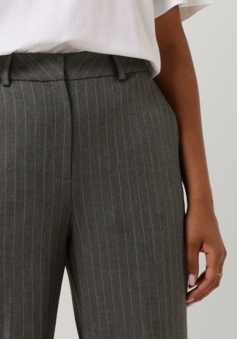 SELECTED FEMME grijze selected femme pantalon slfmyla hw wide pant mgm stripe noos