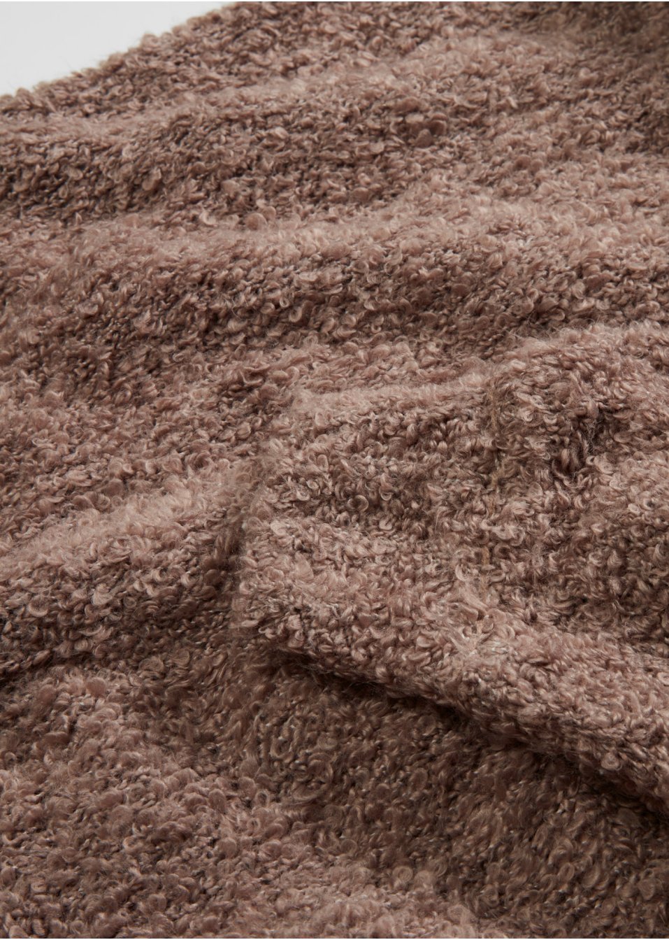 Robe en maille bouclée