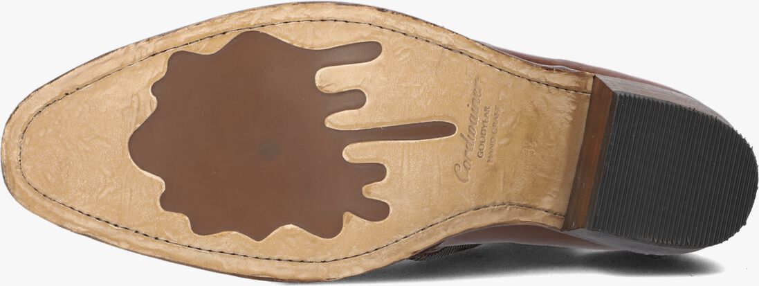 CORDWAINER cognac cordwainer enkellaarsjes 41028