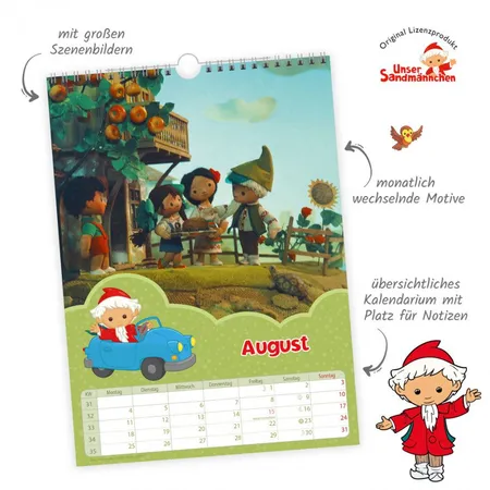 Trötsch Bildkalender Unser Sandmännchen 2025