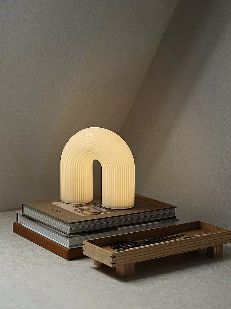 FERM LIVING Lampe VUELTA White  weiss