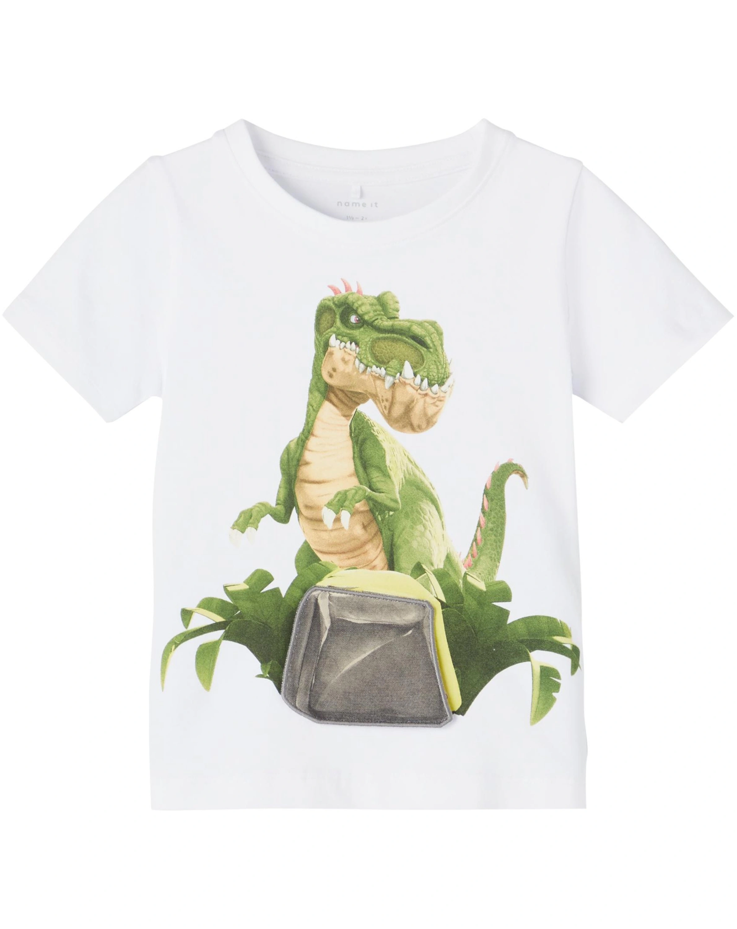 T-Shirt NMMGIGANTOSAURUS MALTE in bright white