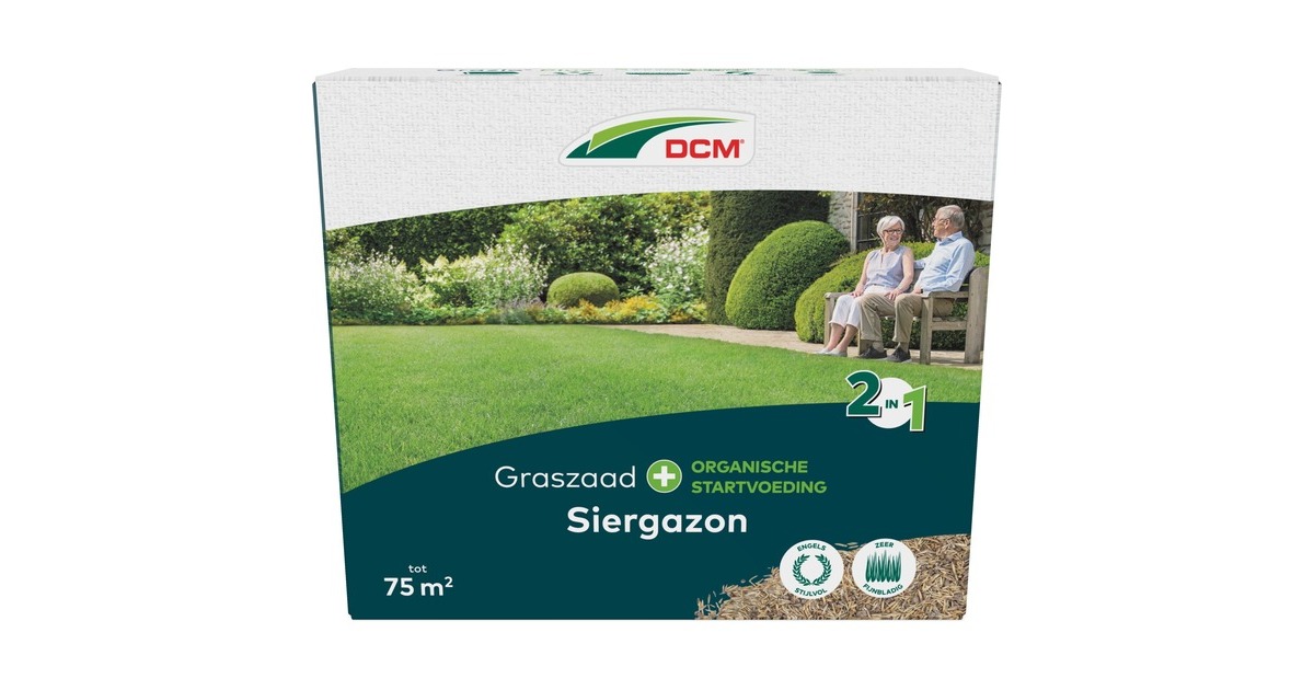 DCMGraszaad Plus Siergazon 1,5 kg zaden  (Tot 75 m²)