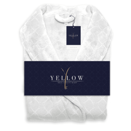 Luxe Rilievo Badjas - Wit
