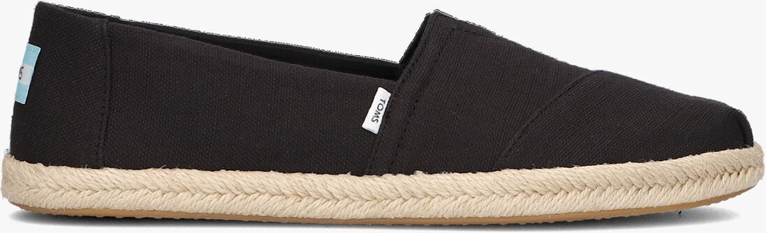 TOMS zwarte toms espadrilles alpargata rope