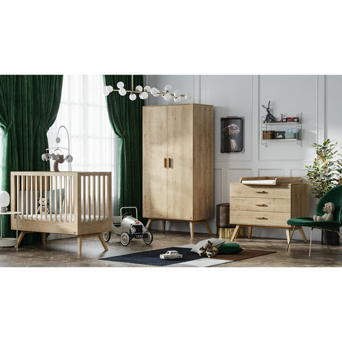 Chambre NAUTIS lit 70x140 commode+armoire bois - VOX