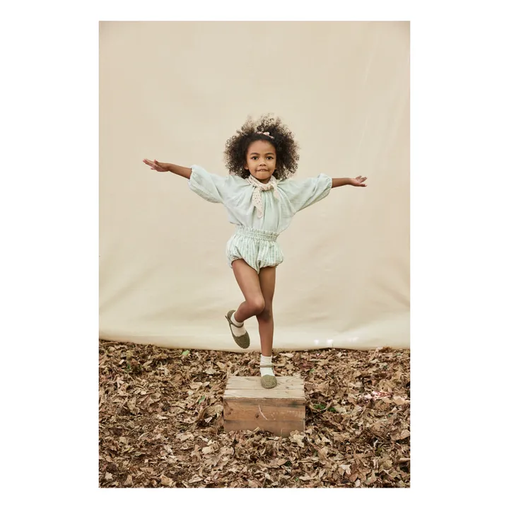 Soor Ploom Bloomer Rayé Lottie | Vert d'eau