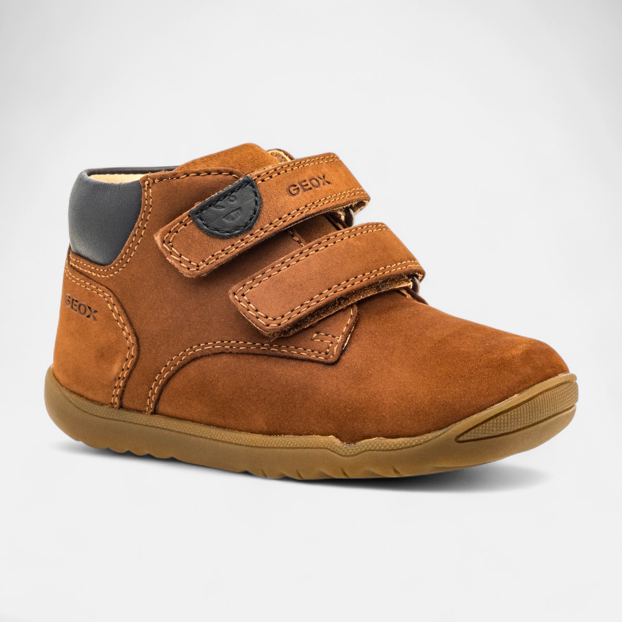 Boots Bébé garçon en cuir marron