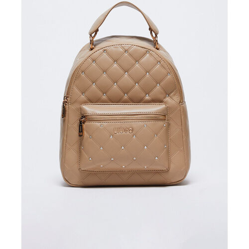 Liu Jo - Mochila acolchada con strass Marrón