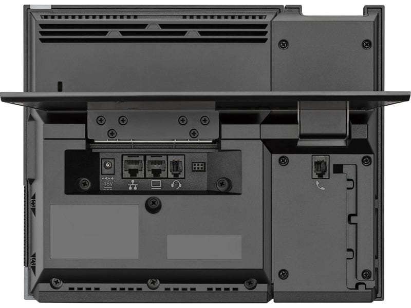 HP Tischtelefon Poly CCX 600 Microsoft Teams Schwarz Leistungsstarkes Business-Media-Tischtelefon mit grossem Farbdisplay