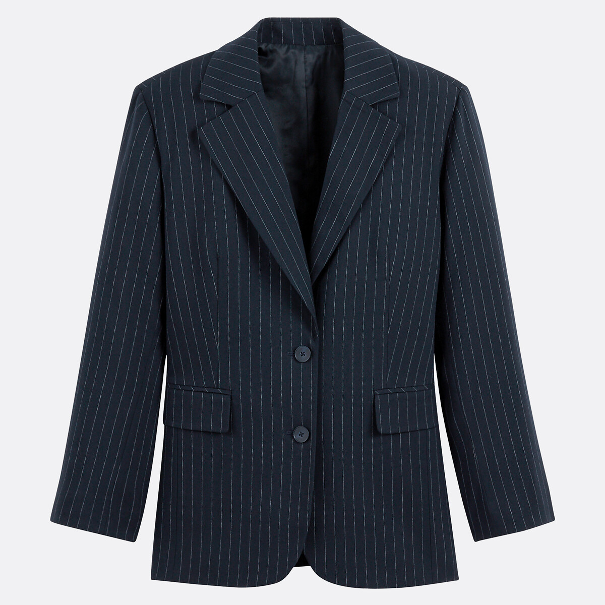 COLEÇÕES LA REDOUTE<br>Blazer Lange, modelo oversized, calça de tênis