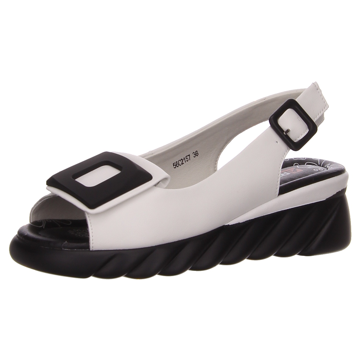 Artiker Peeptoe weiß weiss/weiss kombi