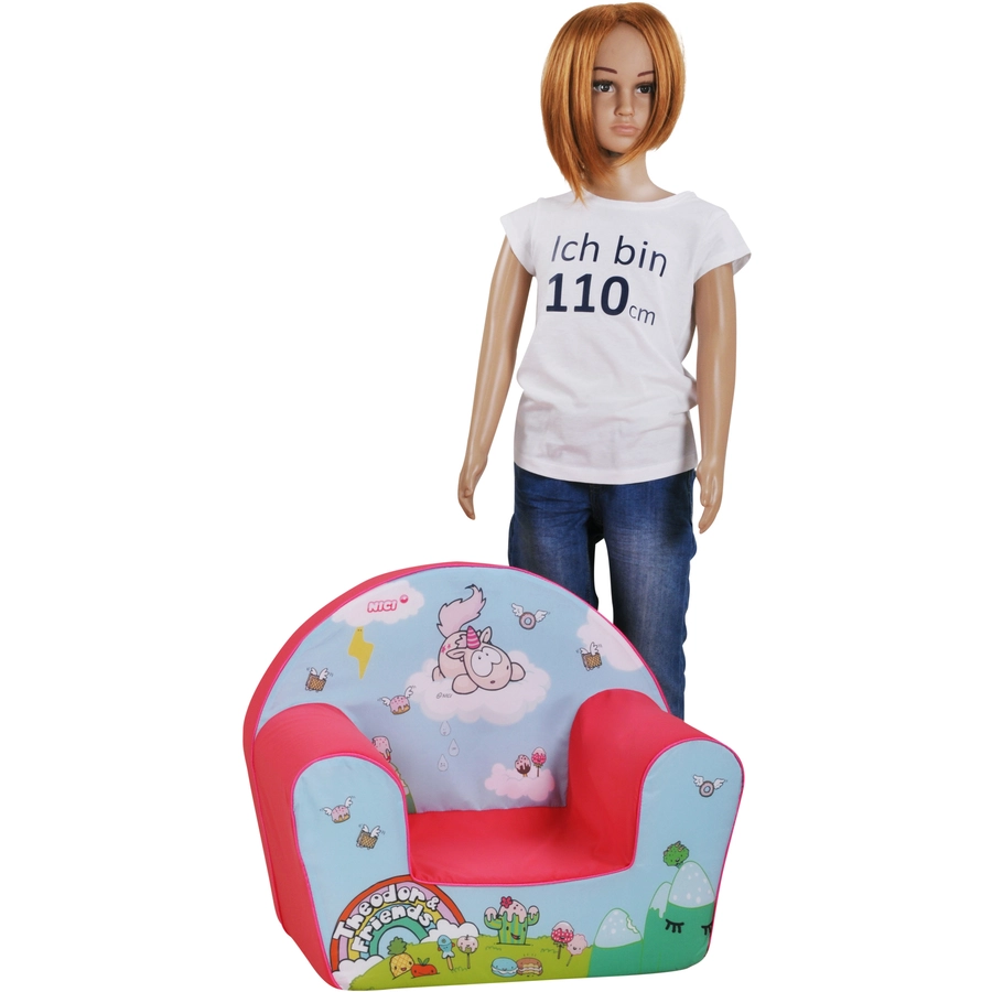 knorr toys® Kindersessel NICI Theodor & Friends rosa