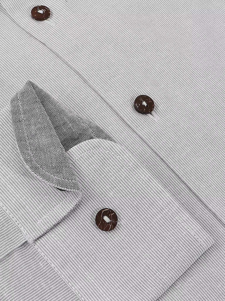 GWEIH & SILK Trachtenhemd IRRSEE hellgrau