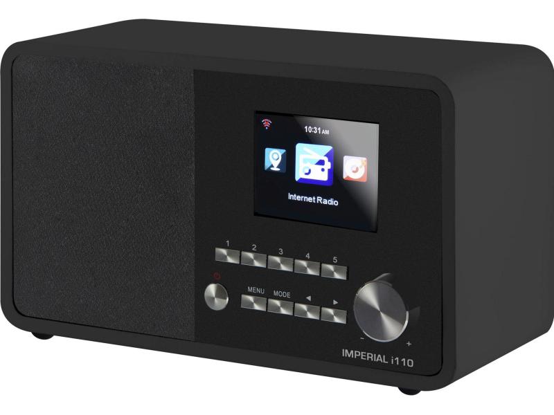 Imperial Internet Radio i110 Schwarz Internetradio mit Wettervorhersage