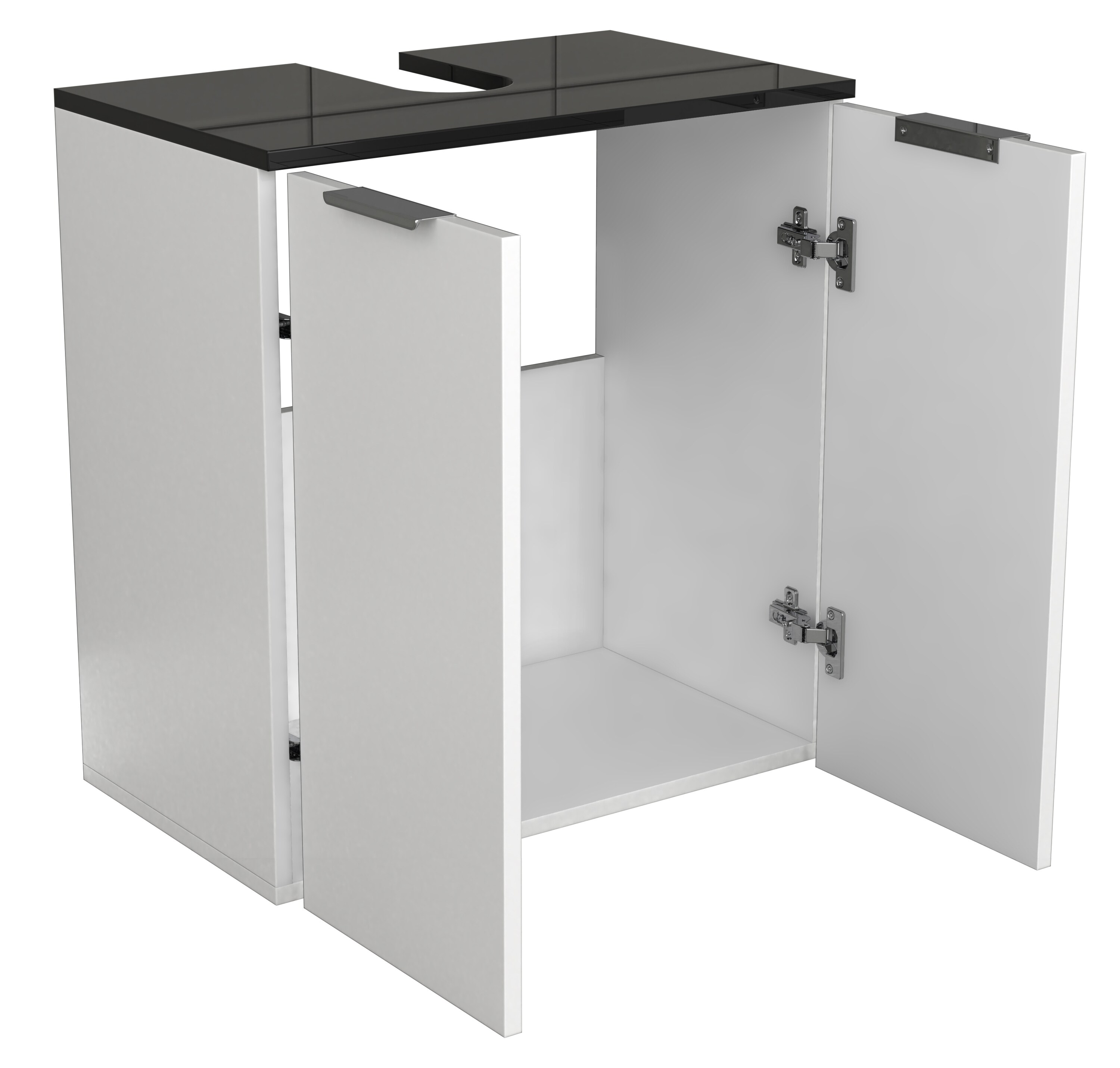 VCM Badmöbel Badunterschrank Waschbeckenunterschrank Badezimmer Donali Drehtüren