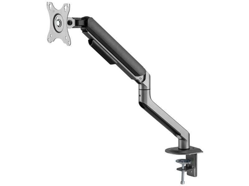 LC-Power Tischhalterung LC-EQ-A32B bis 9 kg – Schwarz Monitorarm für Monitore bis zu 32