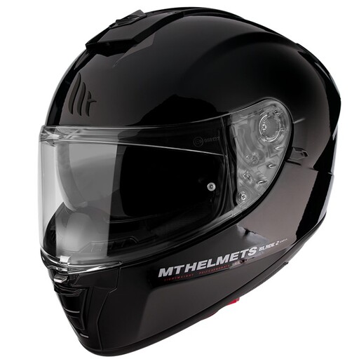 Capacete Mt Blade 2 Sv Solid A1 Gloss Pearl Black T/l