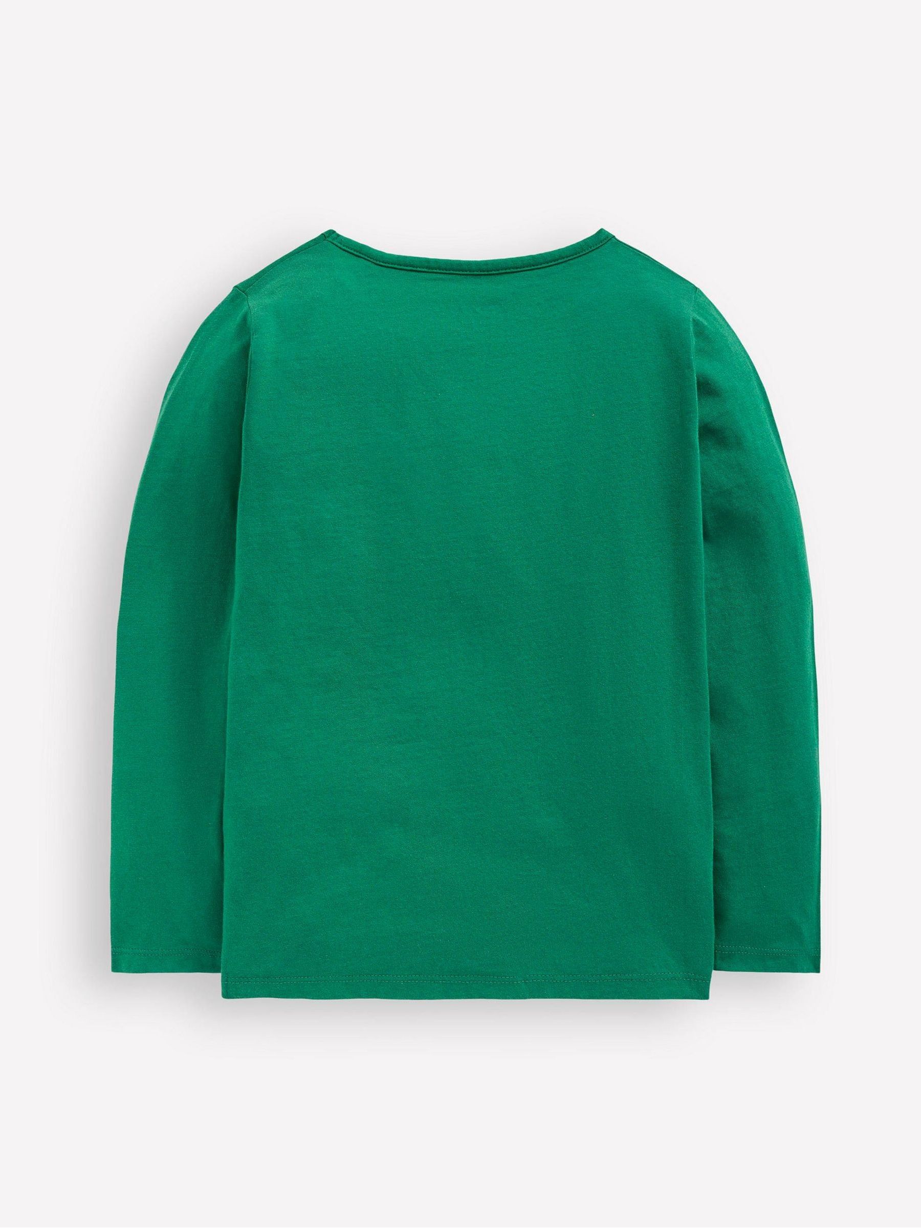Boden Bouclé Kerst T-shirt met Lange Mouwen