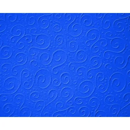 Heyda Prägekarton Milano mittelblau, DIN A4