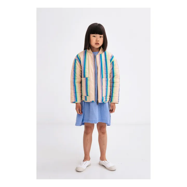 Repose AMS Veste Coton Bio Matelassée | Rose pêche