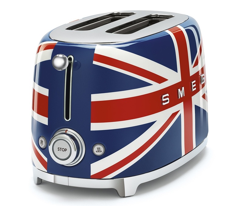 Grille-pain TSF01UJEU 2 tranches Années 50 Union Jack - SMEG