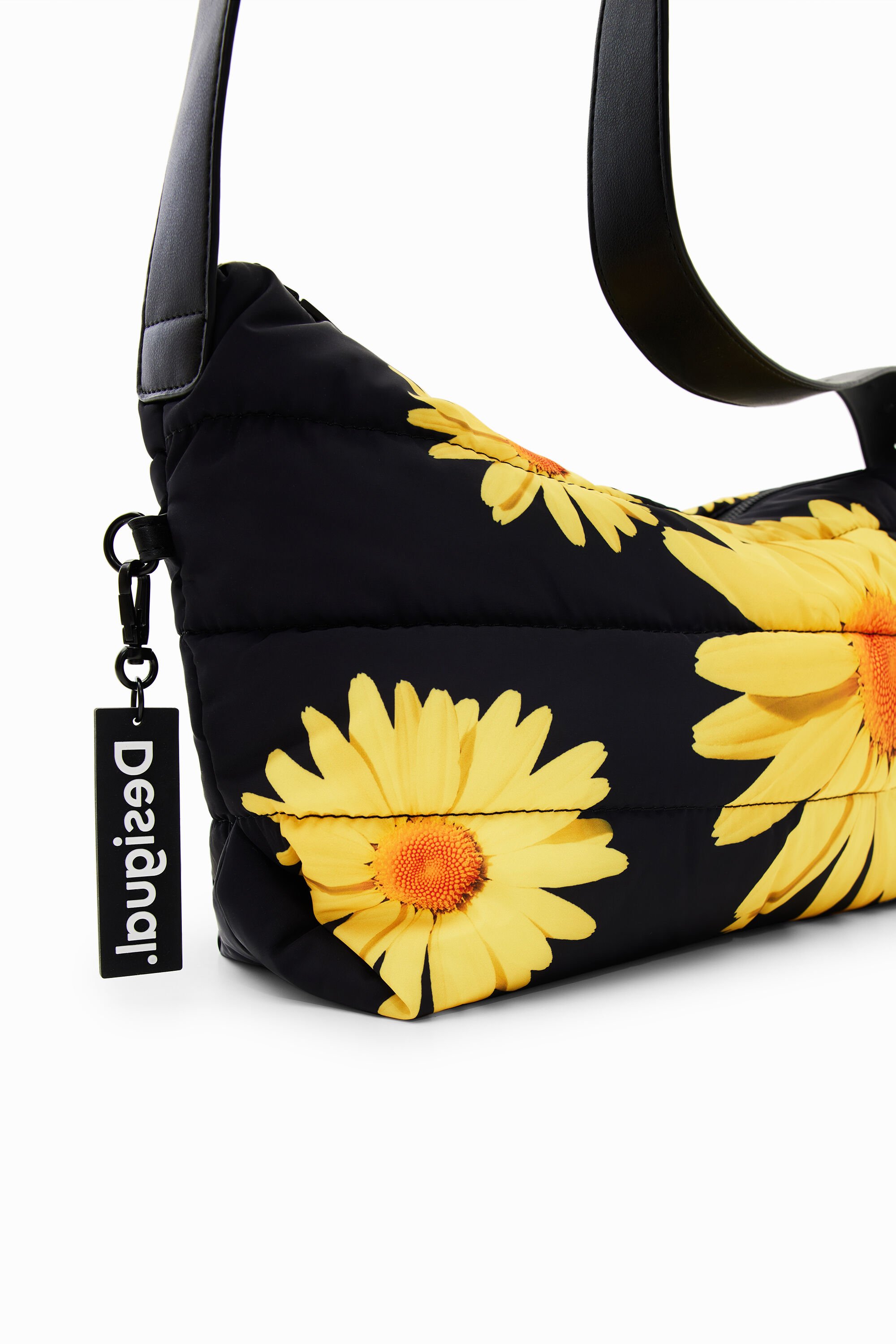 Grand sac à bandoulière fleuri M. Christian Lacroix