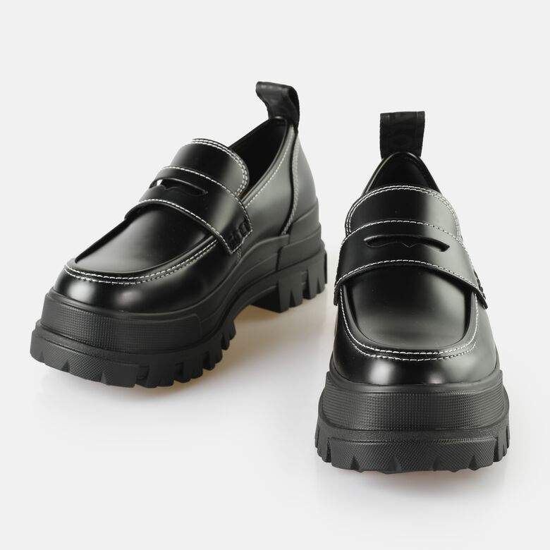 ASPHA LOAFER BS - VEGAN BOX - BLACKWHITE