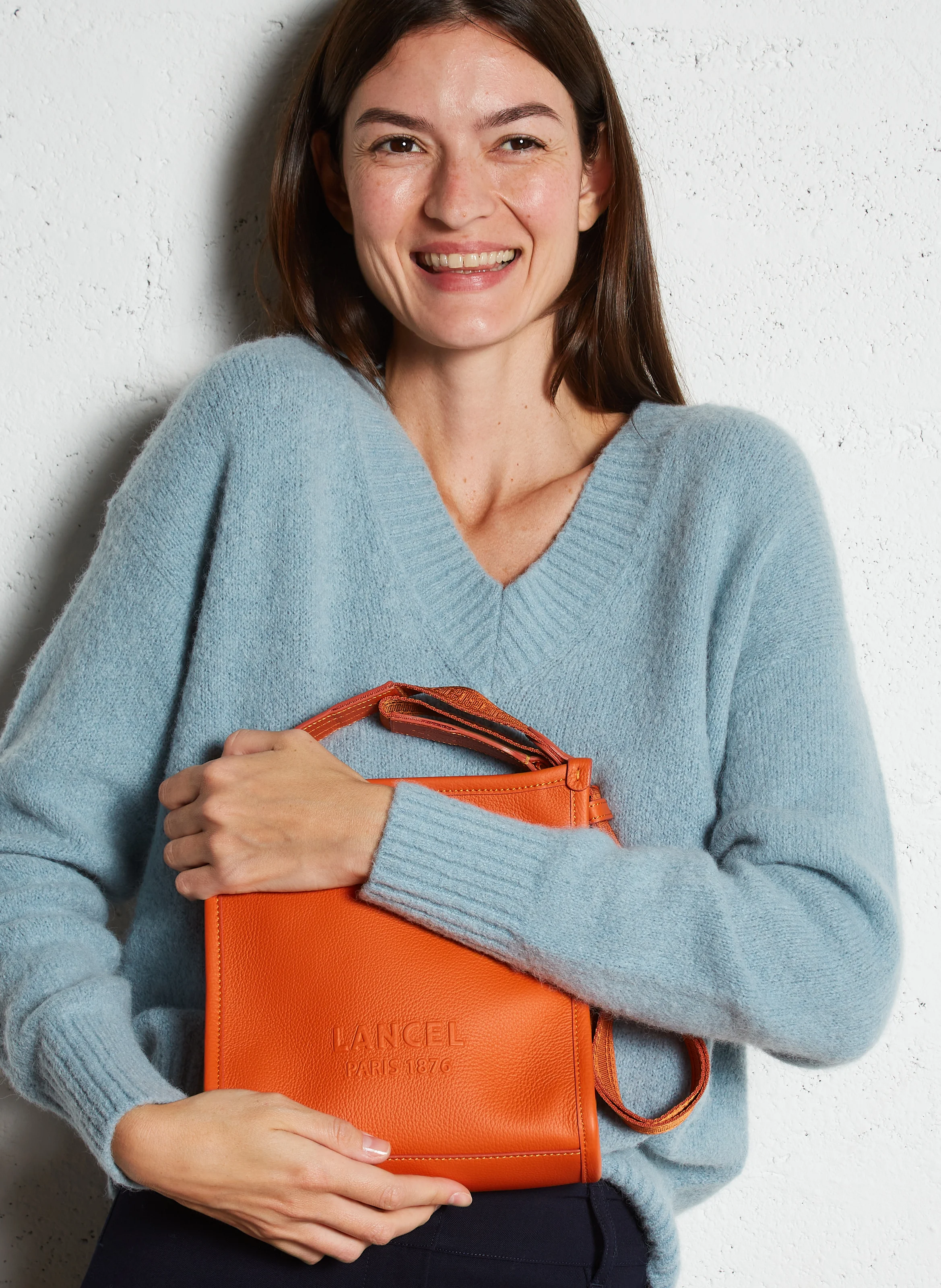 JOUR S - Sac bandoulière en cuir | Orange