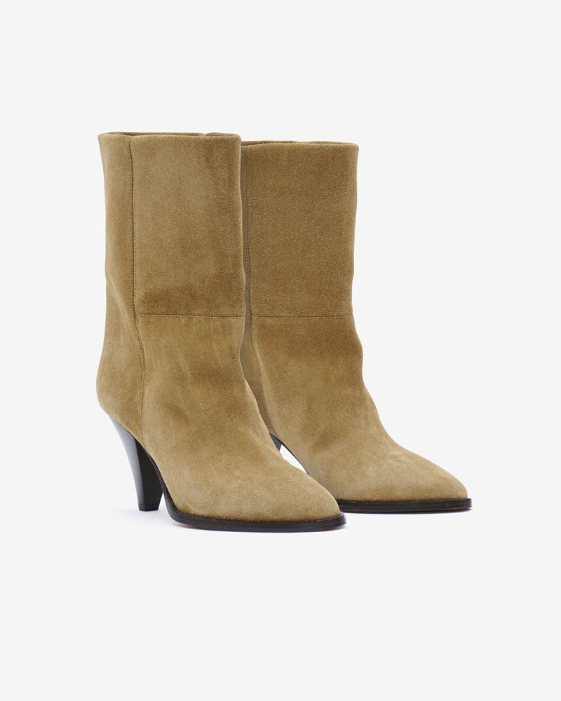 BOTTINES EN CUIR VELOURS ROUXA