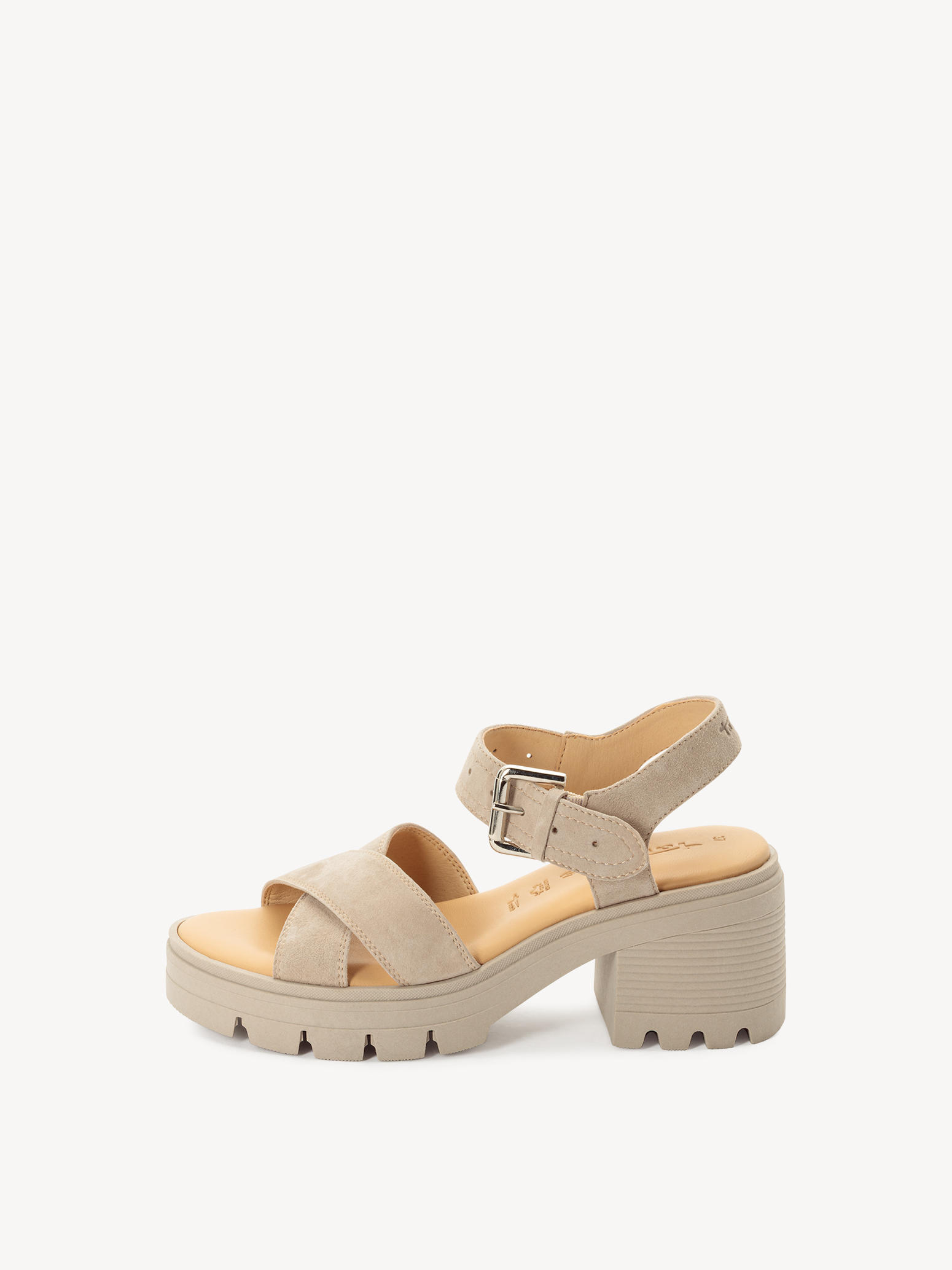 Leren Sandaaltje - beige