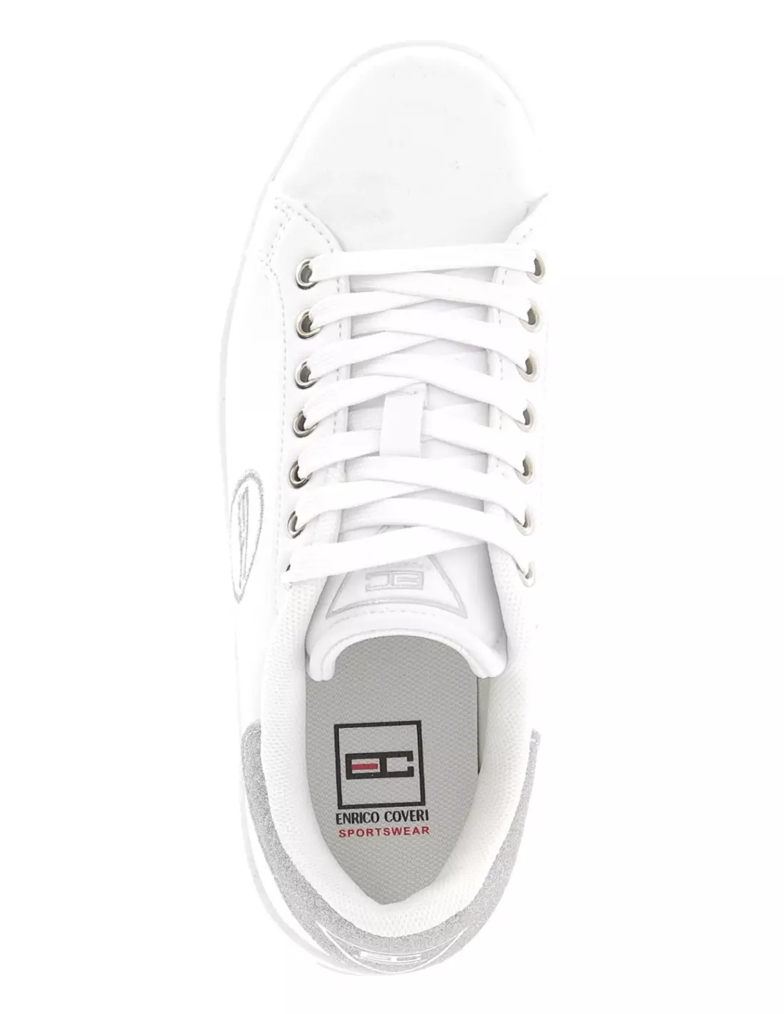 ENRICO COVERI CSW314305 - Baskets 04.WHITE-SILVER