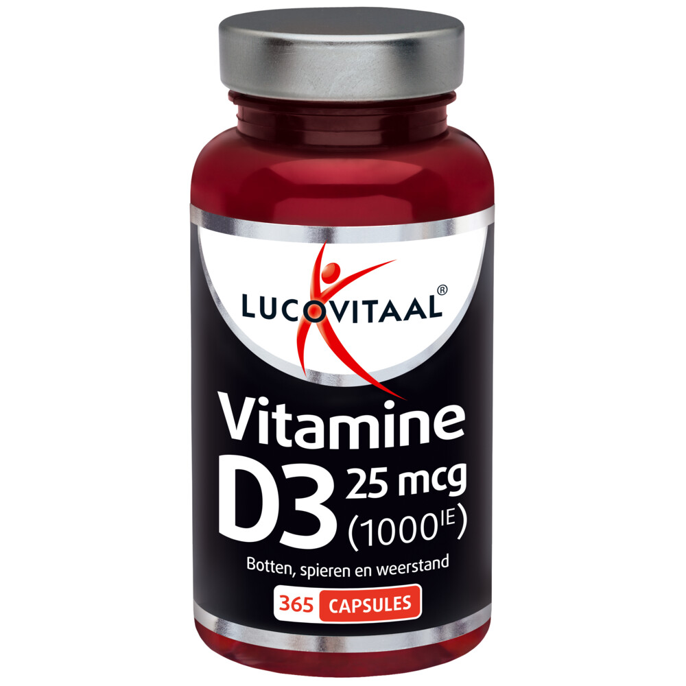 Lucovitaal Vitamine D3 25mcg365 capsules