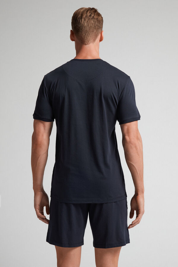 Pijama curto básico de algodão Supima®