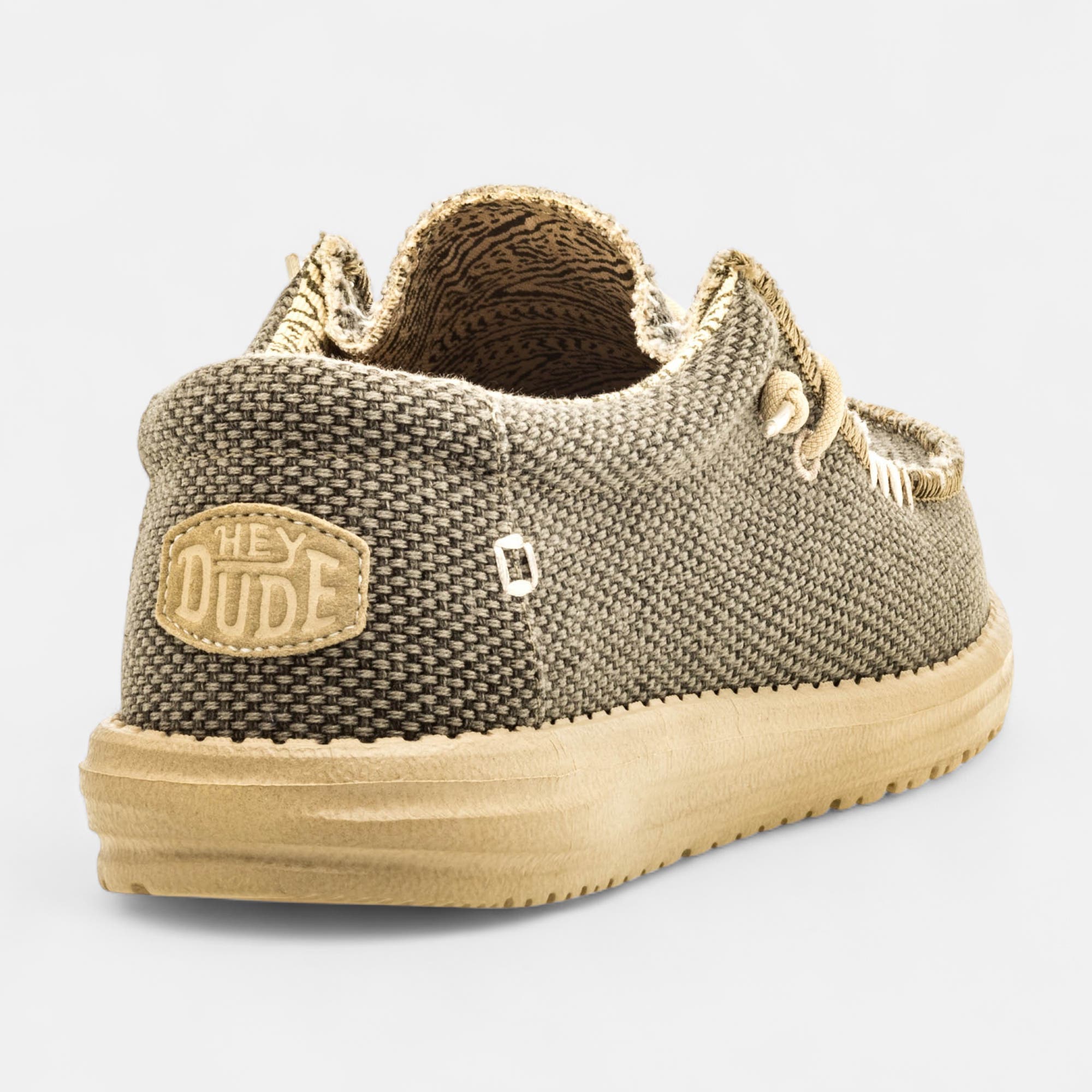 Baskets en toile Homme vert