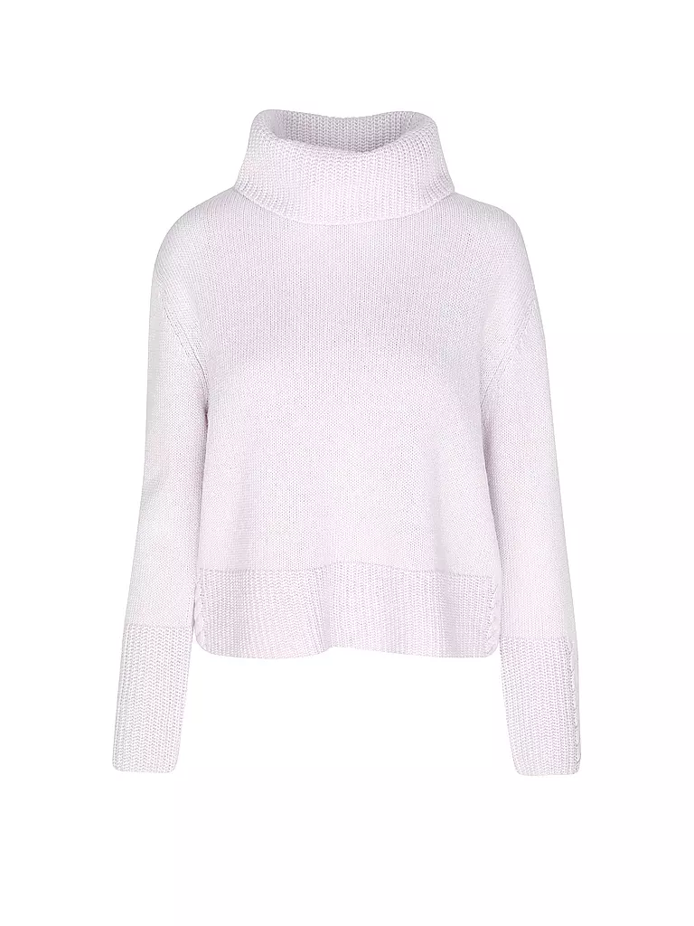 COMMA Rollkragenpullover lila