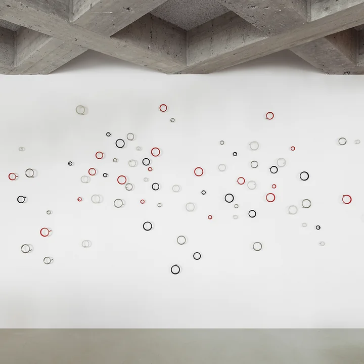 Normann Copenhagen - Loop Wandhaken, medium, rot