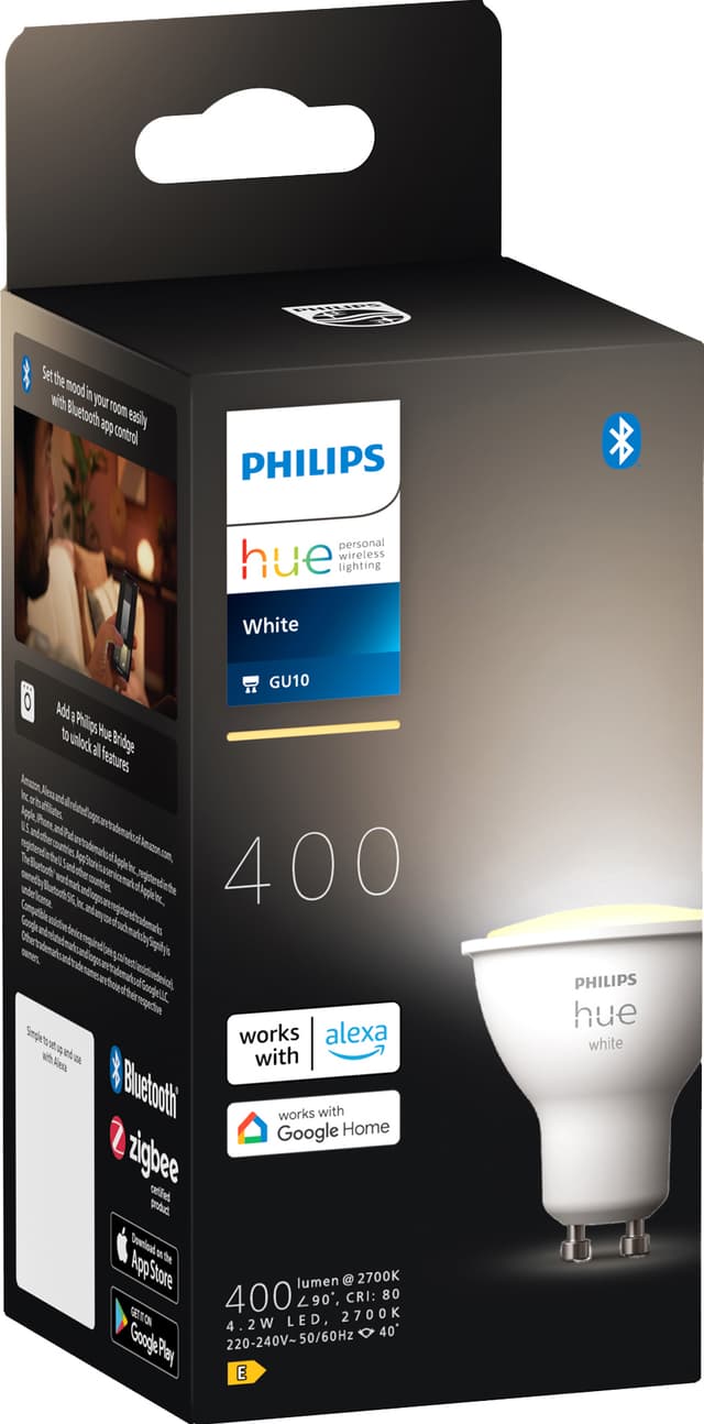 Philips Hue LED-pære GU10 4.2W
