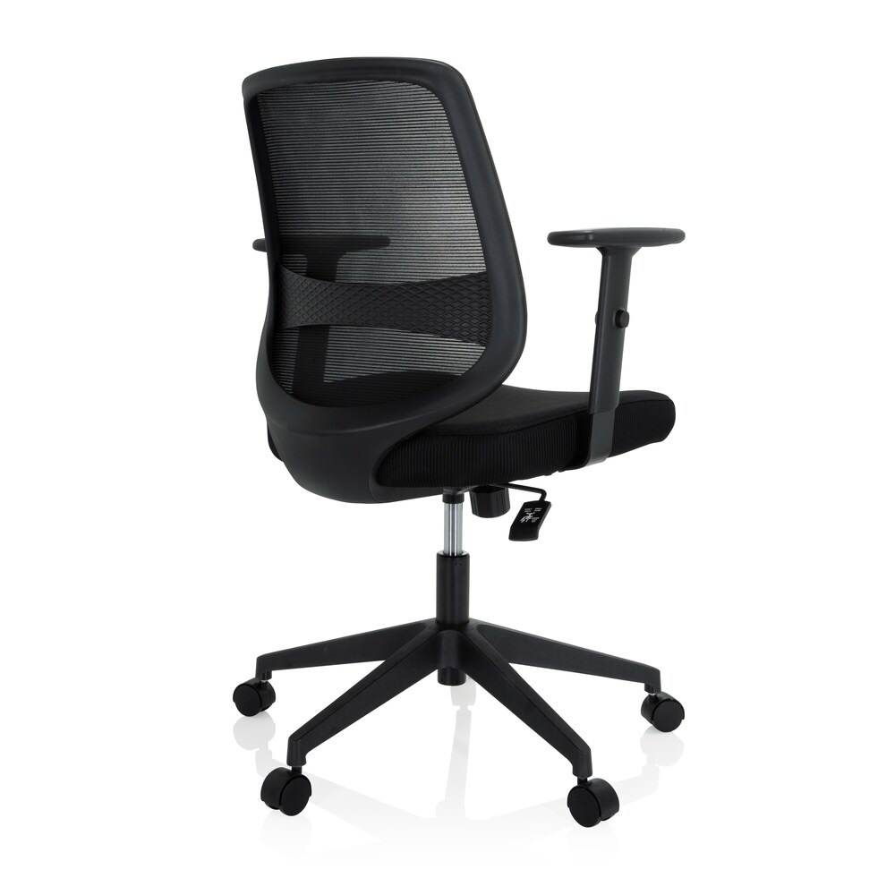 Home Office Bürostuhl CHESTER Stoff/Netzstoff mit Armlehnen (höhenverstellbar) hjh OFFICE