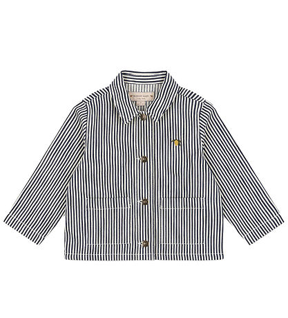 Konges Sløjd Jeansshirt - Fender - Marine Stripe