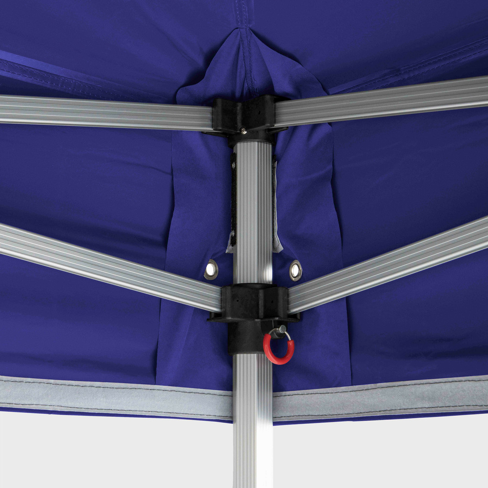Tente pliante en aluminium 3x3m bleu