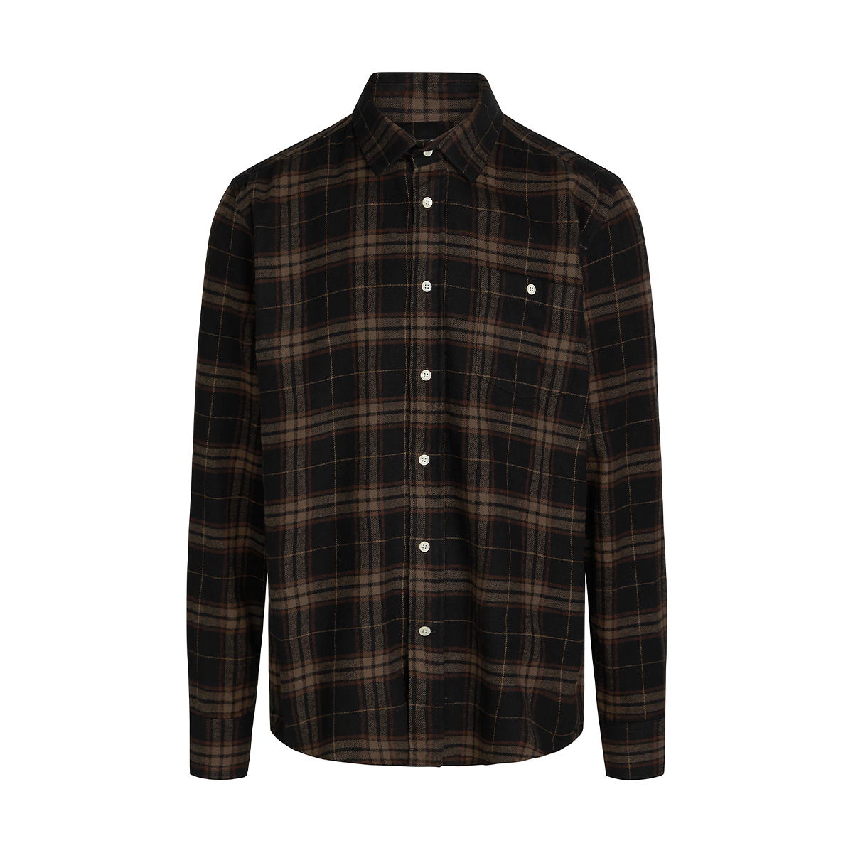Klitmøller Collective Rocco Skjorte, herre (Brown Check)